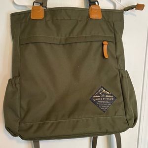 United By Blue Convertible Carryall Tote Bag